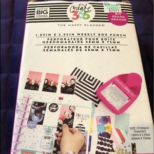 Happy Planner weekly box punch